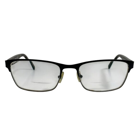 Kenneth Cole New York Black/Tortoise Rectangular Frame ONLY w/ Case + Cloth - Picture 2 of 8